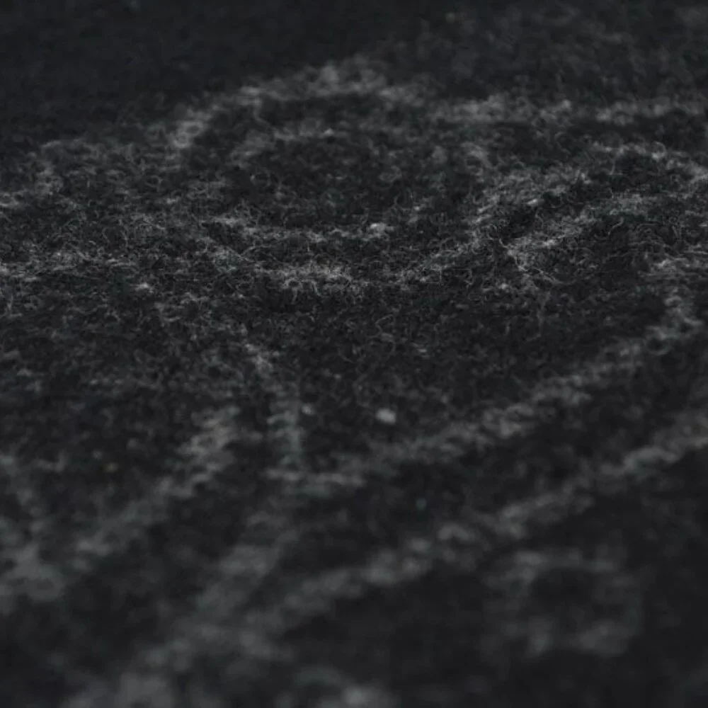 Dior Scarf Winter Wool Cashmere Logo Trotter Black Gray